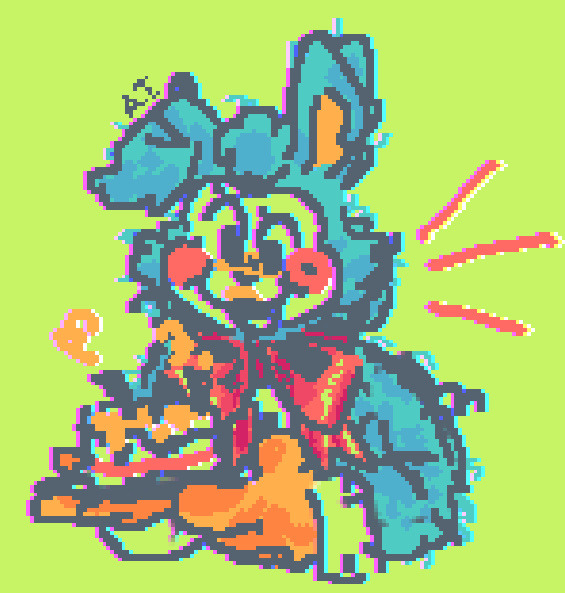 Fresh!! on X: My older cousin really likes BonBon despite knowing nothing  about him so heres a small doodle dedicated for her 👍 #FNAF   / X