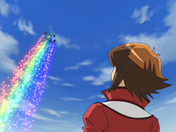 interestingpotato: pan-fox-guy:  c0mp1337:  morningmoon:  gxooc:  someone who hasn’t seen gx explain the context of this picture.  Goku’s great grandson has collected all seven gay dragon balls  unidentified flying skittles   Team voltron is blasting
