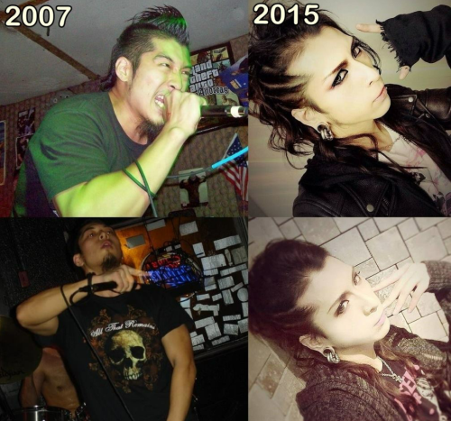 fuck-yeah-nokubura: Hiro when he was in Point Blank Range back in 2007 and now…. (Credit to Nocturnal Bloodlust Chile FC) 