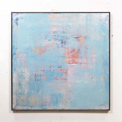 martin lechner carré #00841116 - oil on canvas on panel 150 x 150 cm