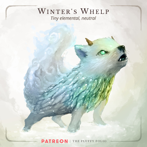 Winter’s Whelp – Tiny elemental, neutralBeing the offspring of the legendary Harbingers of Winter, t