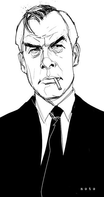 ungoliantschilde:  some black and white artwork by Phil Noto.