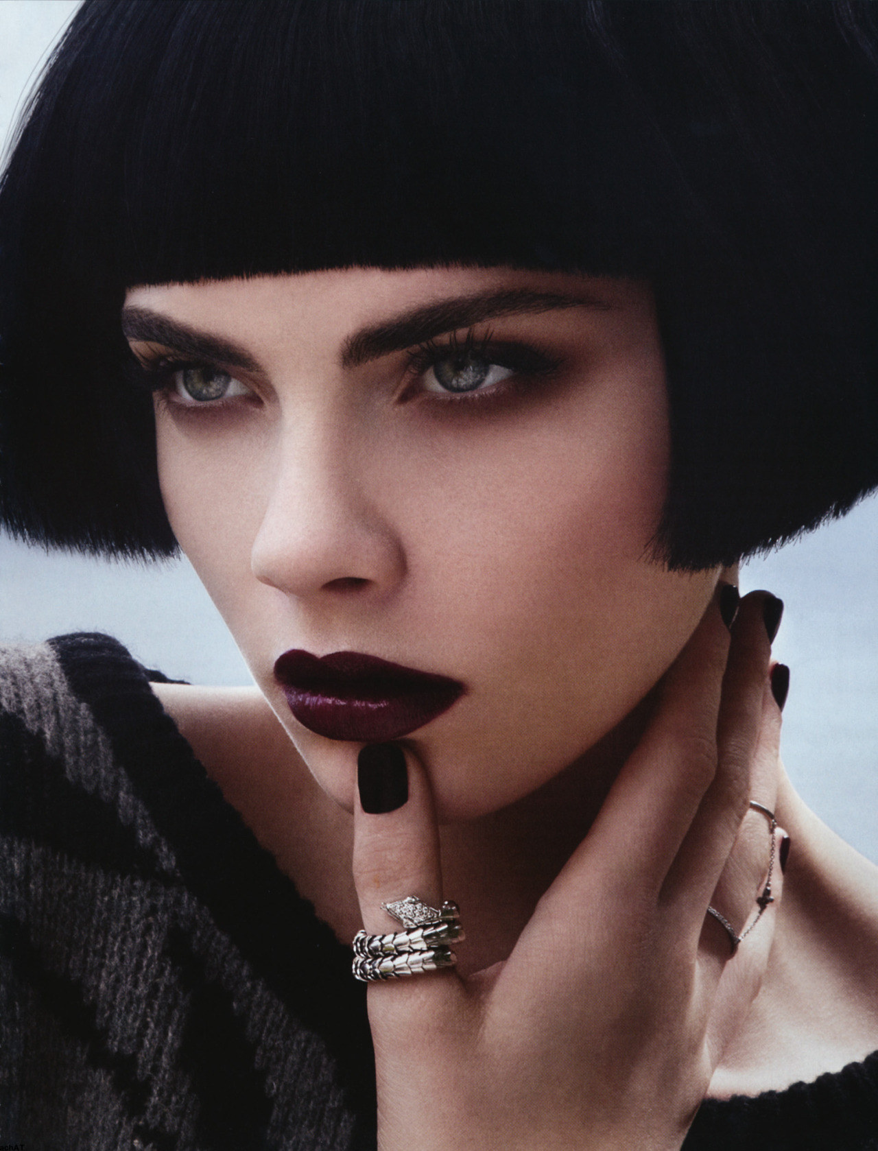 suicideblonde:  Cara Delevingne photographed by Greg Lotus for Vogue Russia, September