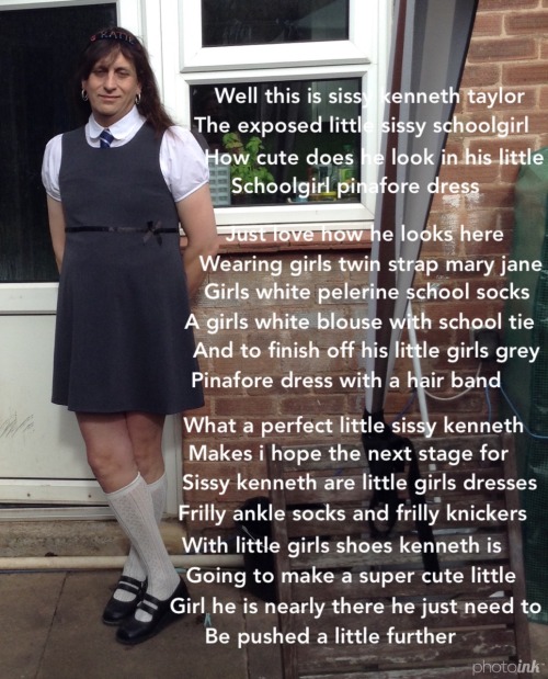 vickymarie6787:  Sissy kenneth pics are so Easy to caption he was born to be a sissy girl