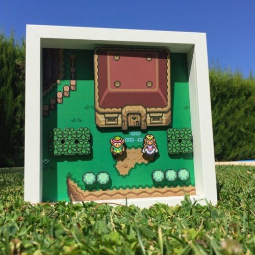 Sex retrogamingblog:Nintendo Shadowboxes made pictures