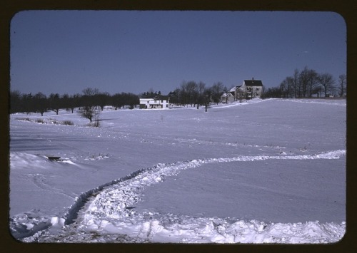 Jack Delano, Massachusetts on slide film in the winter of 1940-1941