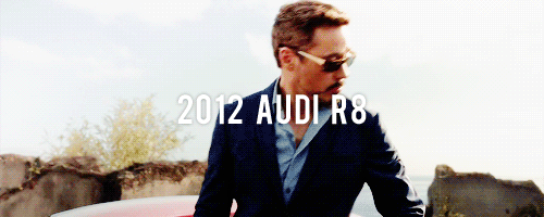 cptxrogers:  Tony Stark + his car collection 