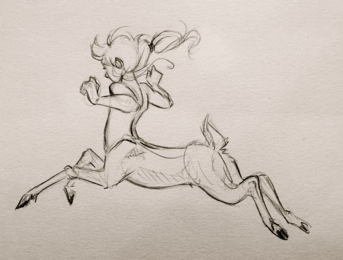 sdklr: Deer-centaur Zoisite, inspired by this thread. Thank you for the idea, skogalv!(Part two: bul