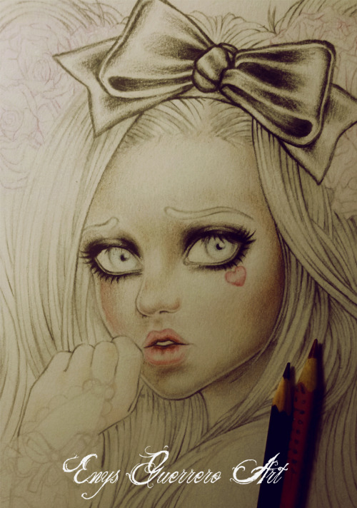 A little preview of my next illustration!  Un pequeño adelanto de mi próxima