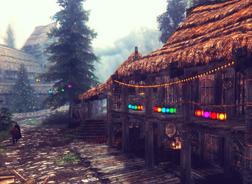 Christmas in Falkreath.