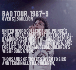 lacienegasmiled:  Some of the $300 million raised and donated to charity by Michael