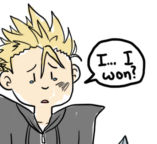 destiny-islanders:  Everyone in the game calls Demyx a wimp, but I know his boss fight has claimed HOURS of our playthroughs, usually resulting in the game over screen where the worlds are decidedly doomed because Sora’s too embarrassed that he couldn’t
