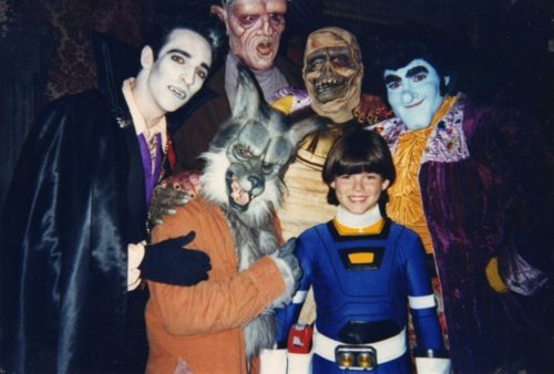 90s90s90s:  Beetleborgs Monsters with Blue Ranger from Power Rangers Turbo ( both