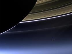 astronomyblog:  Our planet seen from Saturn,