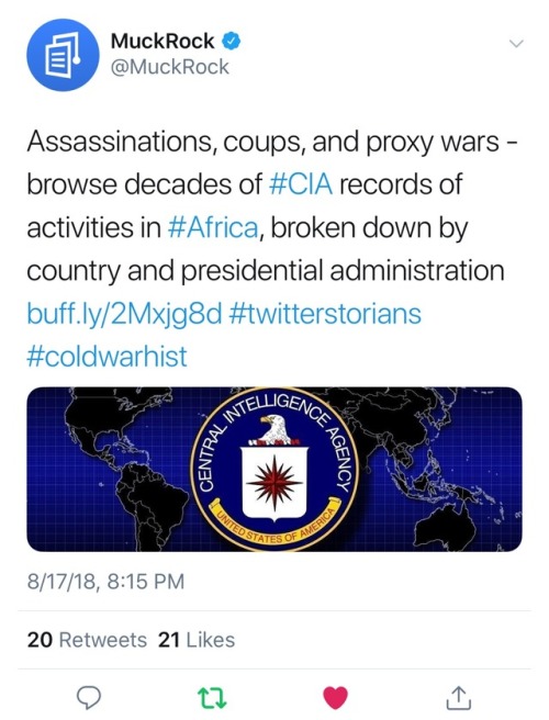 violaslayvis: This is actually really interesting omg  https://www.muckrock.com/news/archives/2018/aug/16/cia-world-tour-africa/ 