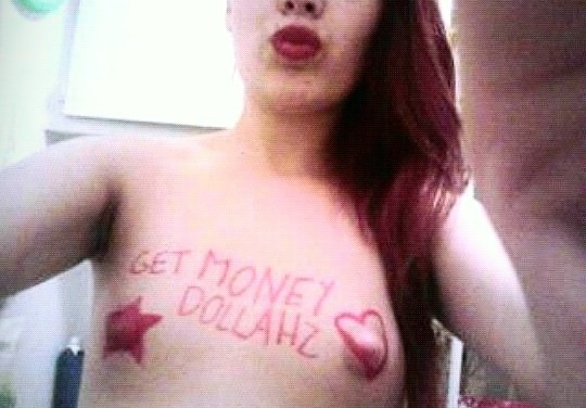 getmoneydollaz:  More from the slutty samantha  Follow getmoneydollaz  Wow. So nice!!!
