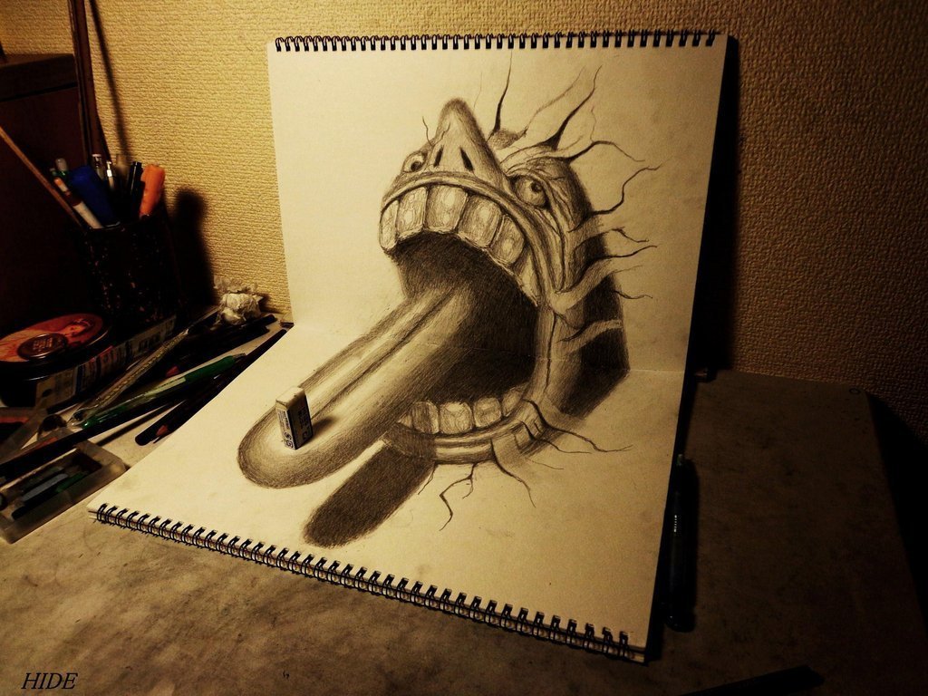 101fuymemes:Jaw droppingly good 3D drawings!!!God i wish i could do this(and that