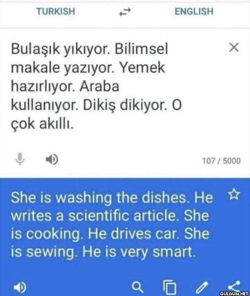 TURKISH ENGLISH Bulaşık...