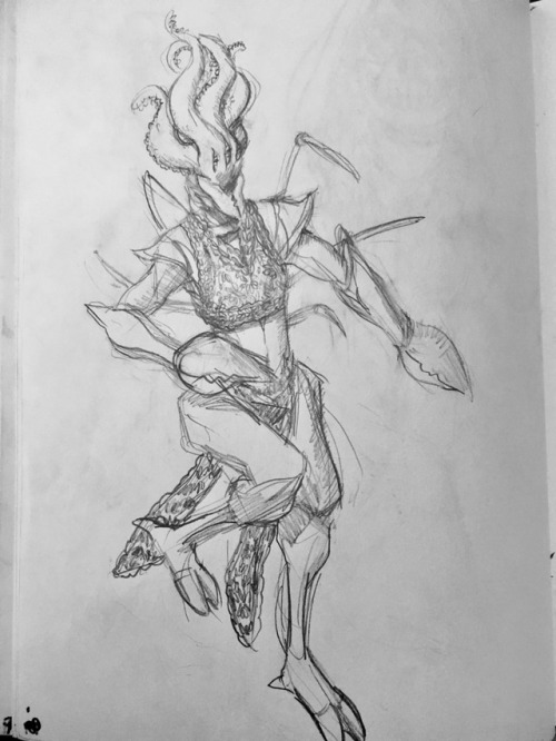 Crab/insectoid/lacey Monster Person??