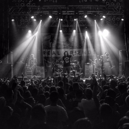 realfriendsband:  Anaheim, CA the other night was a great day. photo:@brandonsloter