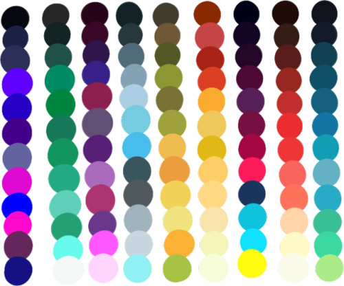 agentkulu: Even more colors that I’ve collected over the yearsfeel free to use any of them!