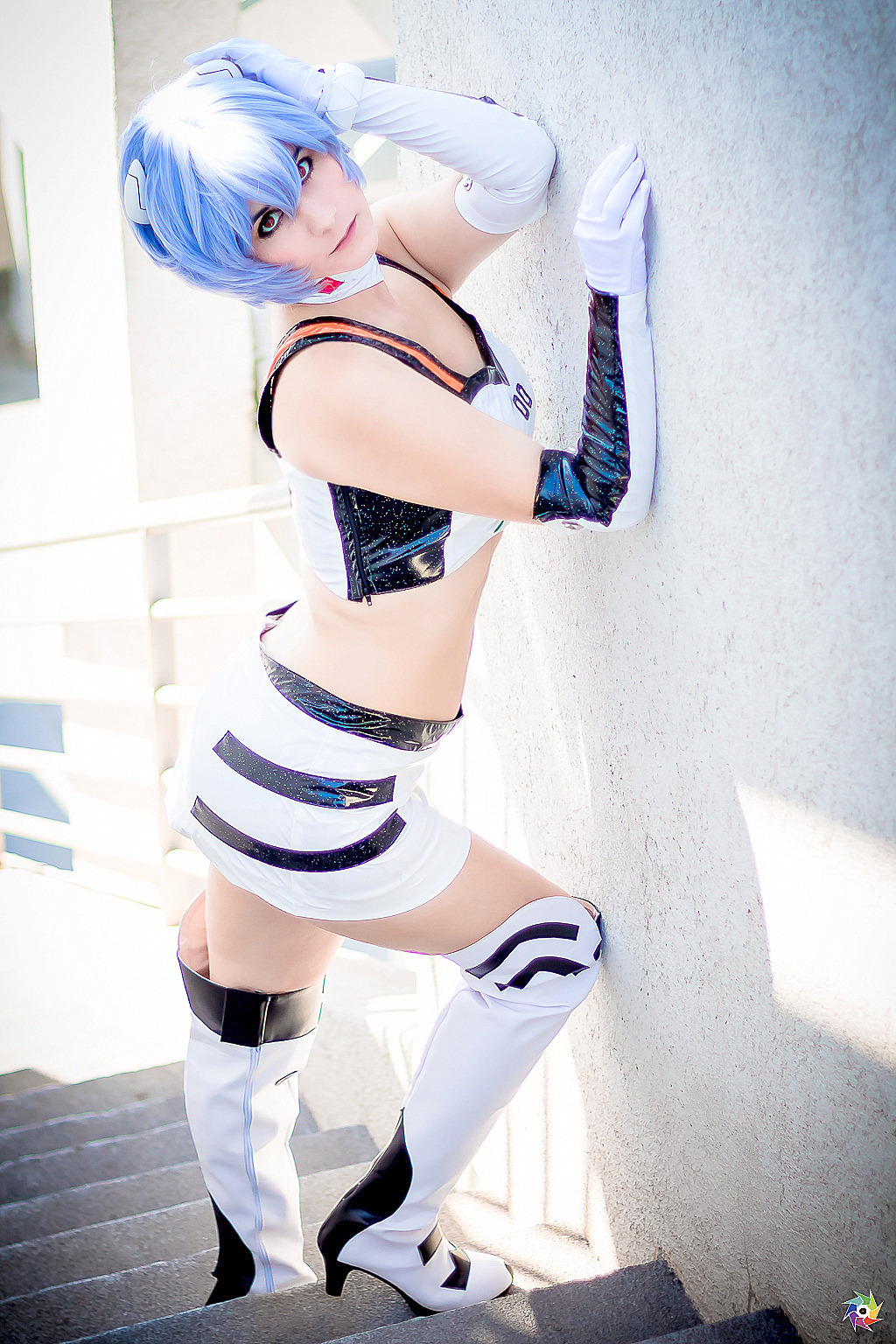 hotcosplaychicks:Ayanami Rei Racing Queen Cosplay by Ayanami—Rei  Check out http://hotcosplaychicks.tumblr.com