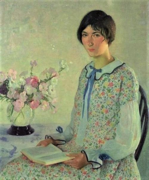 books0977:Katherine (1926). Gerrit Albertus Beneker (American, 1882-1934). Oil on canvas.Beneker fir