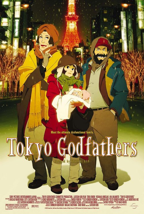 aradiiaa:  drearycheery:   Tokyo Godfathers. This my friends, is a masterpiece of