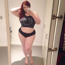 thechelseasmilex:  Happy hump day.  Stay Posi  #effyourbeautystandards  #honormycurves #honoryourcurves #plussize #plus_isamust #plussizemodel #plussizefashion #redhair #redhead #pale #paleskin #psootd #thick #thickgirl #alternativecurves #skorchmagazine