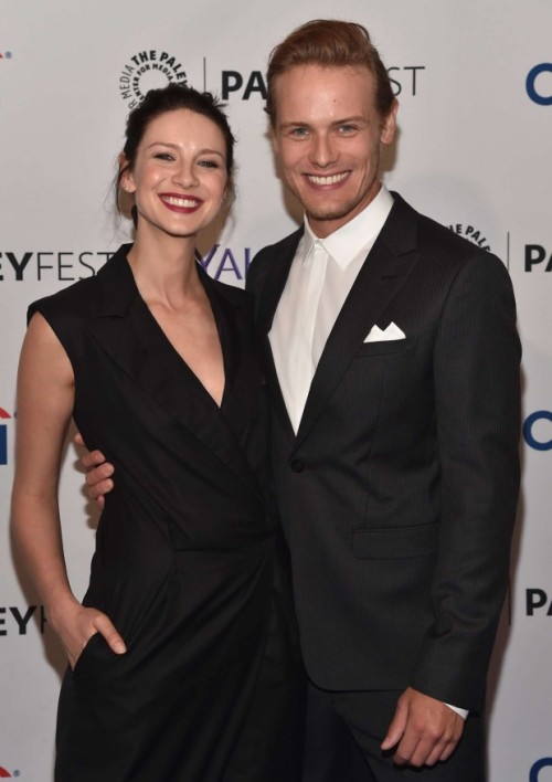 ladyduchovny: Caitriona Balfe &amp; Sam Heughan - Paley Fest 2015