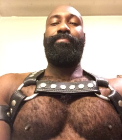 Black Muscle Ink Leather Kink