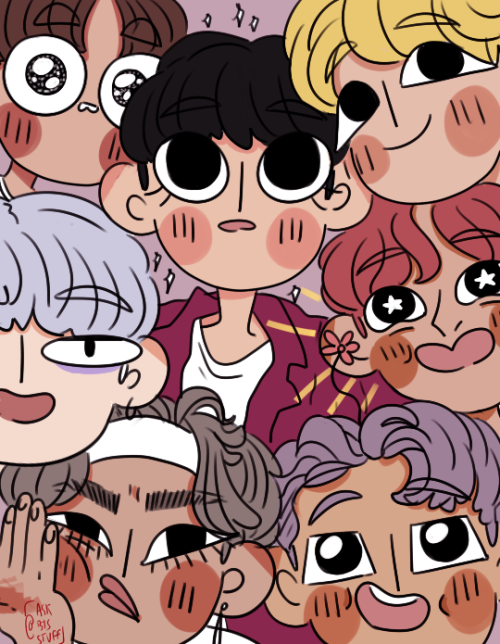 ask-bts-stuff - This pic is too cute I really had to draw it ;0;...