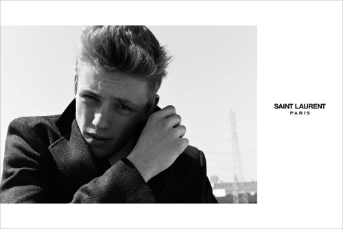 Saint Laurent. Ad campaign FW1415Creative Director: Hedi SlimanePhotos: Hedi SlimaneModels:  Jack Da