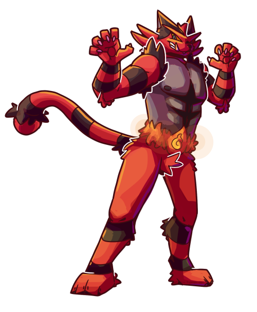 I used to be iffy about Incineroar but now it’s one of my favourite starter evolutions! Here’s Aloik