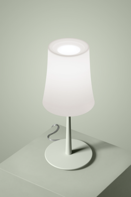 “Birdie” table lamp designed by Ludovica and Roberto Palmoba for Foscarini.