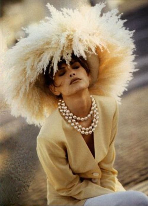 Stephen Jones Millinery for Dior, Vogue 1990