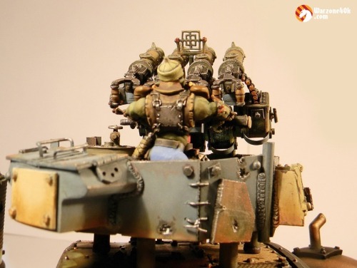 silviomartins:imperialfister:This scratchbuild is insane…Courtesy of Warzone40k.com (Teena Hancock)D