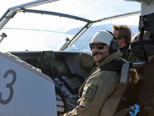 royalwatcher: Crown Prince Haakon visited Naval Command on Ramsund Navy Base outside Harstad this we