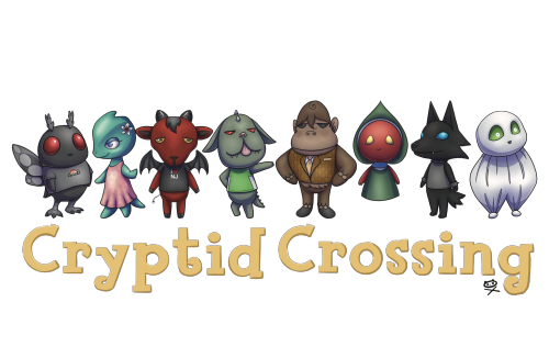 All my cryptid villagers together in one place. You can find products with this design on my Redbubb