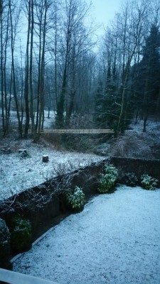 Y amaneció nevado en casa&hellip;..