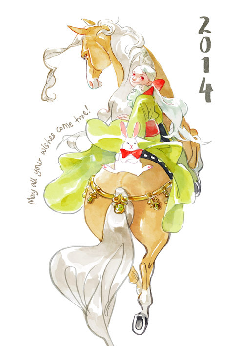 lalage:  Happy lunar new year! It is the year of the horse, one of my favorite animals