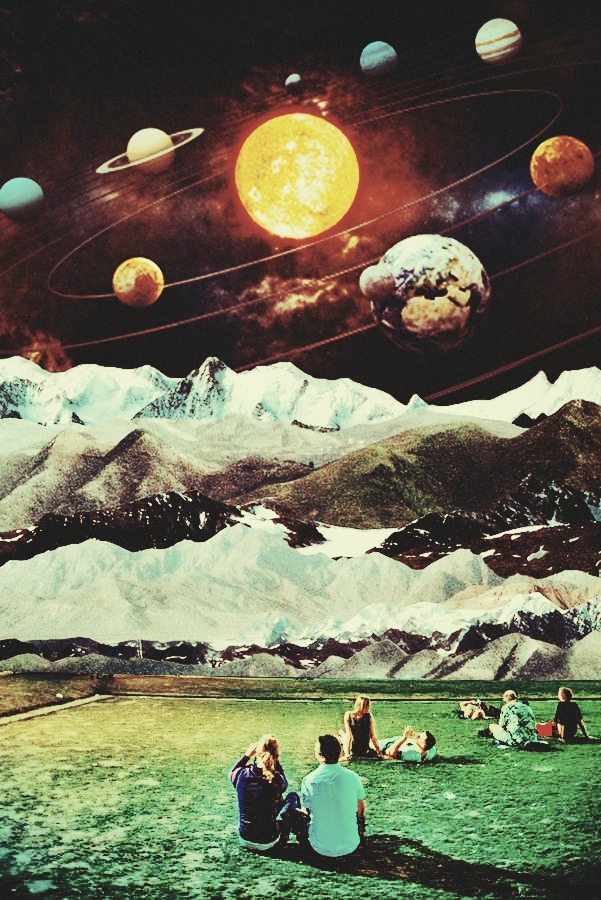 ayhamjabr:  Outer Landscape. Surreal Mixed Media Collage Art By Ayham Jabr. Instagram-Facebook