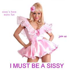 sissydebbiejo:  I must be a sissy