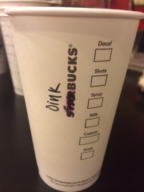 What happens when two sleeves of Starbucks cups are accidentally delivered to an independent coffee 