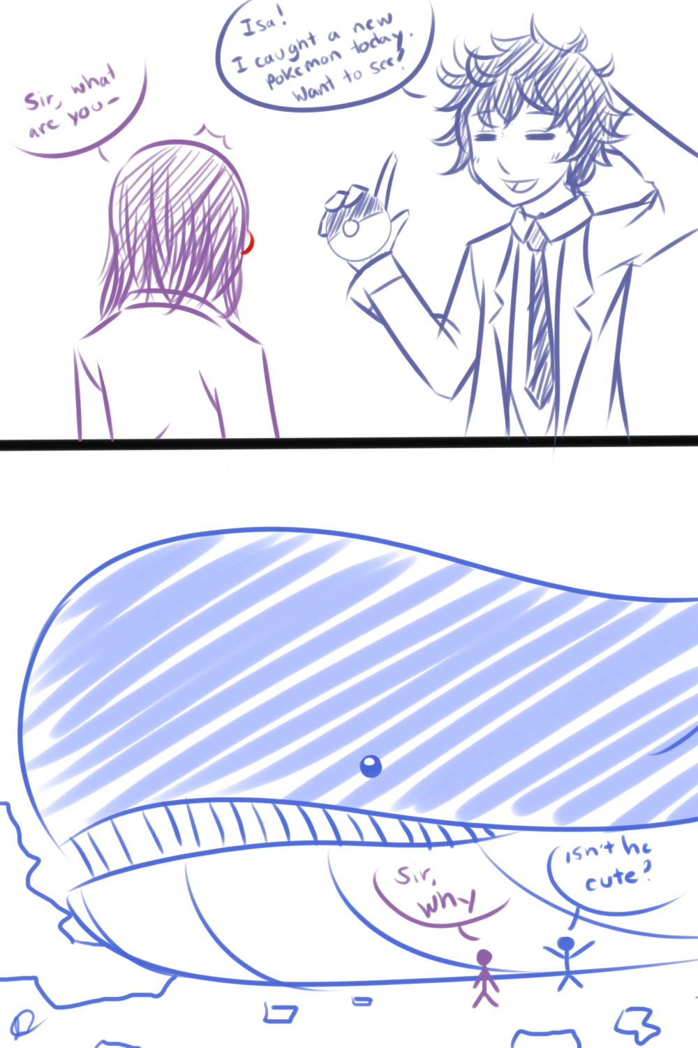 carefreepigeon:  me and kingsunnycider were talking about our Poke!Hatoful headcanons