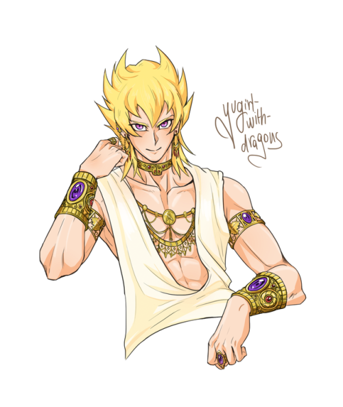 yugirl-with-dragons:I made this before going on hiatus, but this Jack Atlas was for @yo-queen !! The