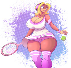 jaehthebird:  Candy Kong playing for Mario TennisIm planning to draw few gals playing Tennis, not all of thembut at elast a few.Mi Patreon!