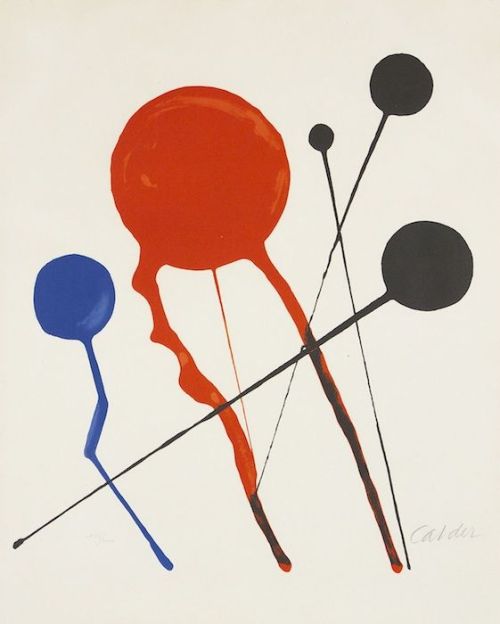 lafilleblanc:  Alexander Calder Balloons, 1968lithograph(via) 