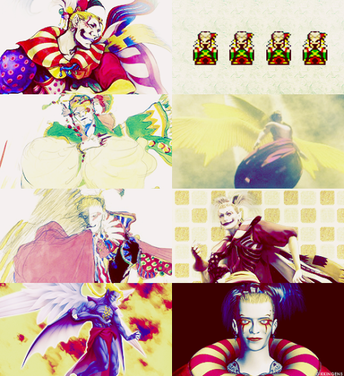 terrayuna:[4/?] ★ final fantasy characters → Kefka PalazzoNIHILISM; noun; total and absolute de