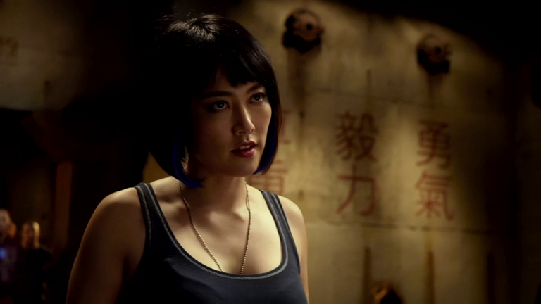 superheroesincolor:  Pacific Rim (2013) directed by Guillermo del ToroMako Mori (Rinko